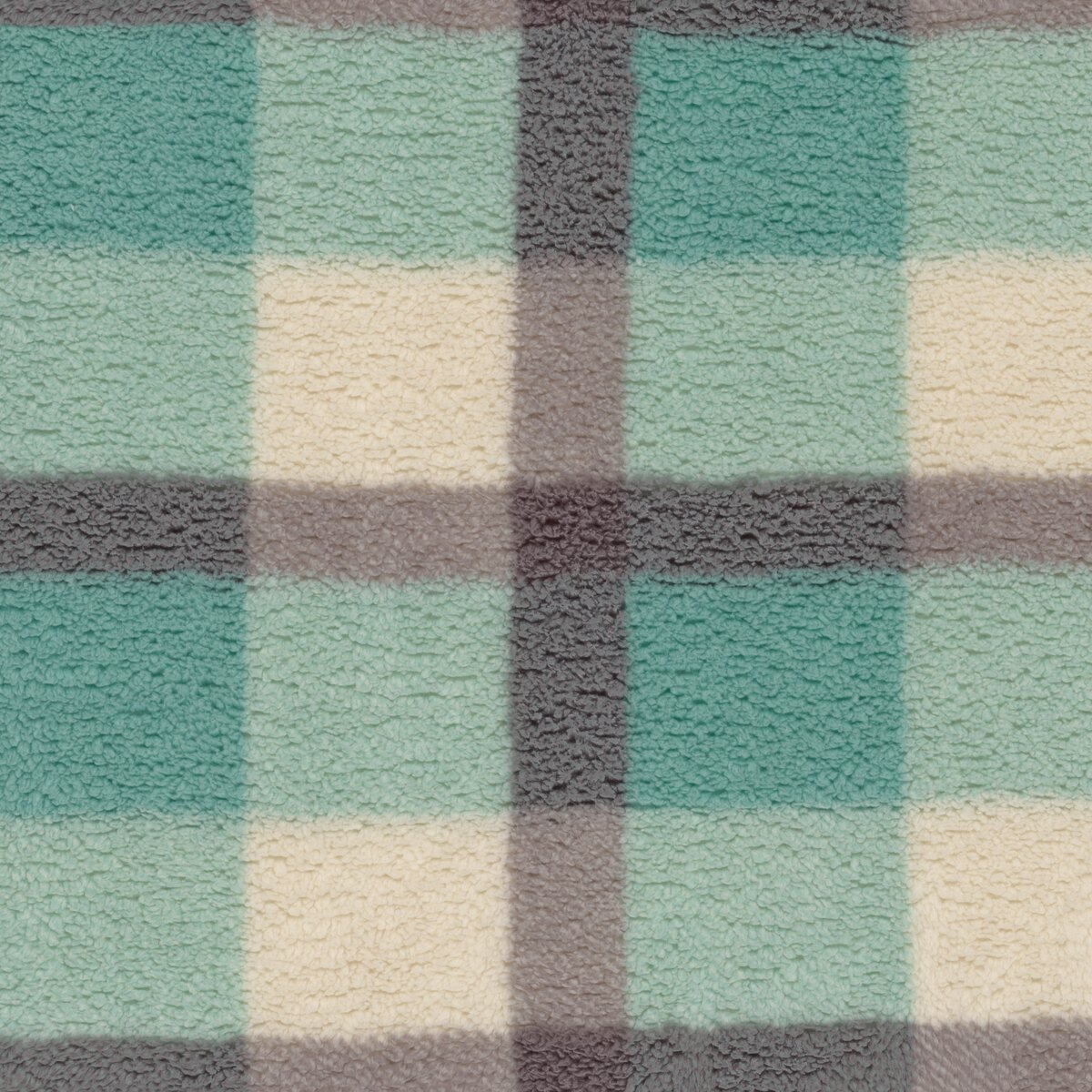 Curly Teddy Checkered Texture
