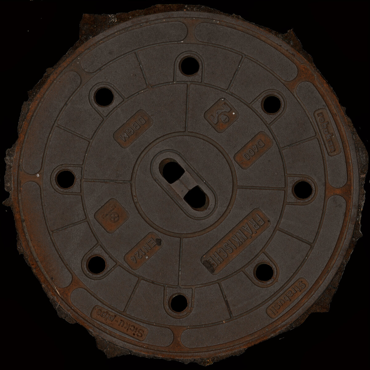 Manhole Cover 006 Texture