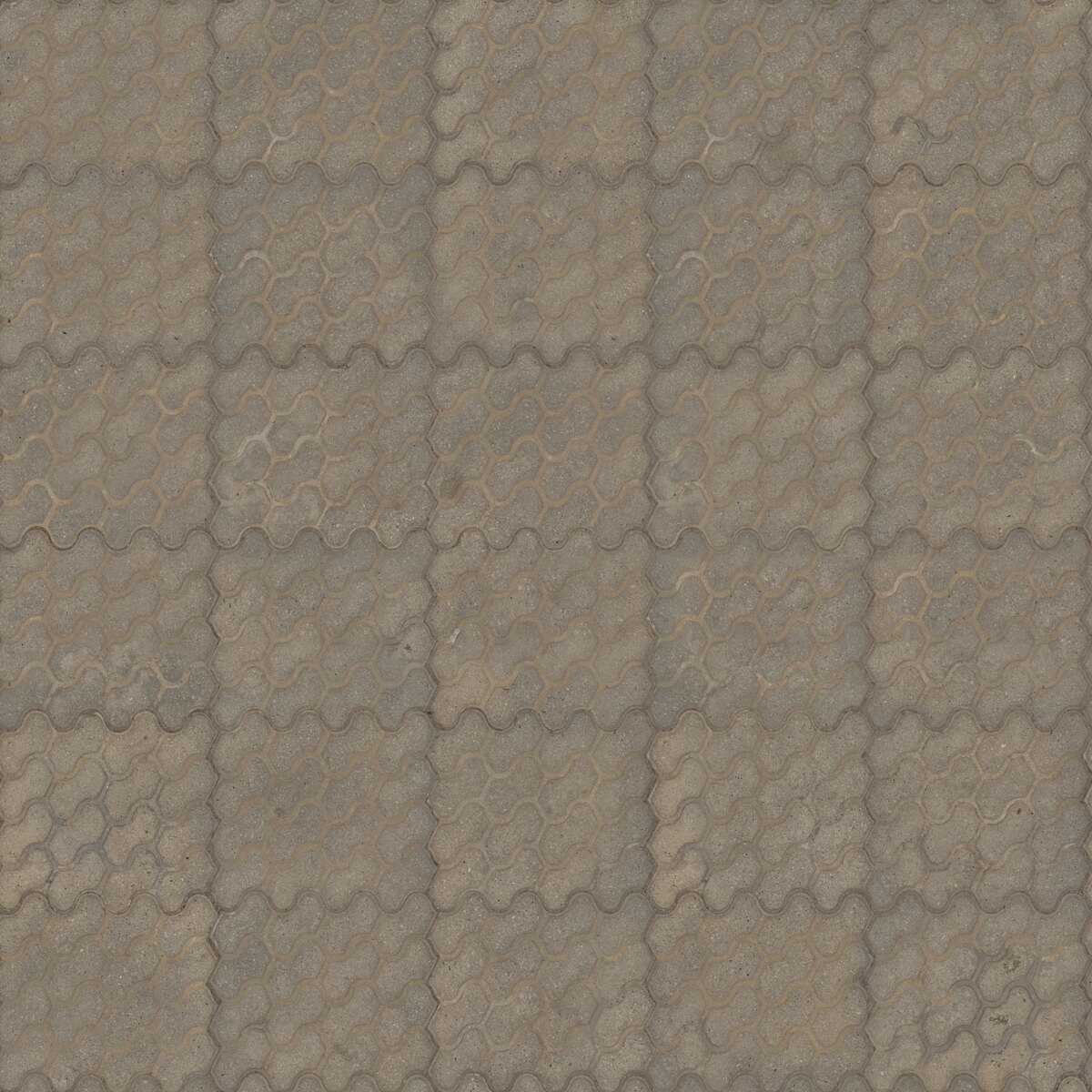 Patterned Concrete Pavers Texture