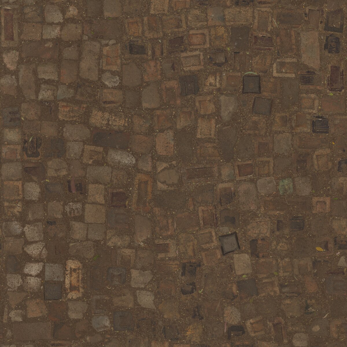 Recycled Brick Floor Texture