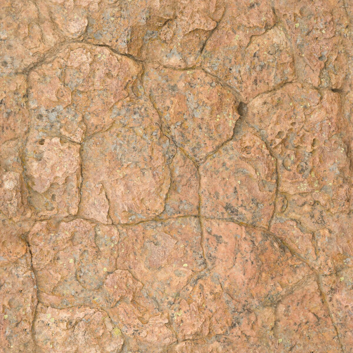 Rock Pitted Mossy Texture