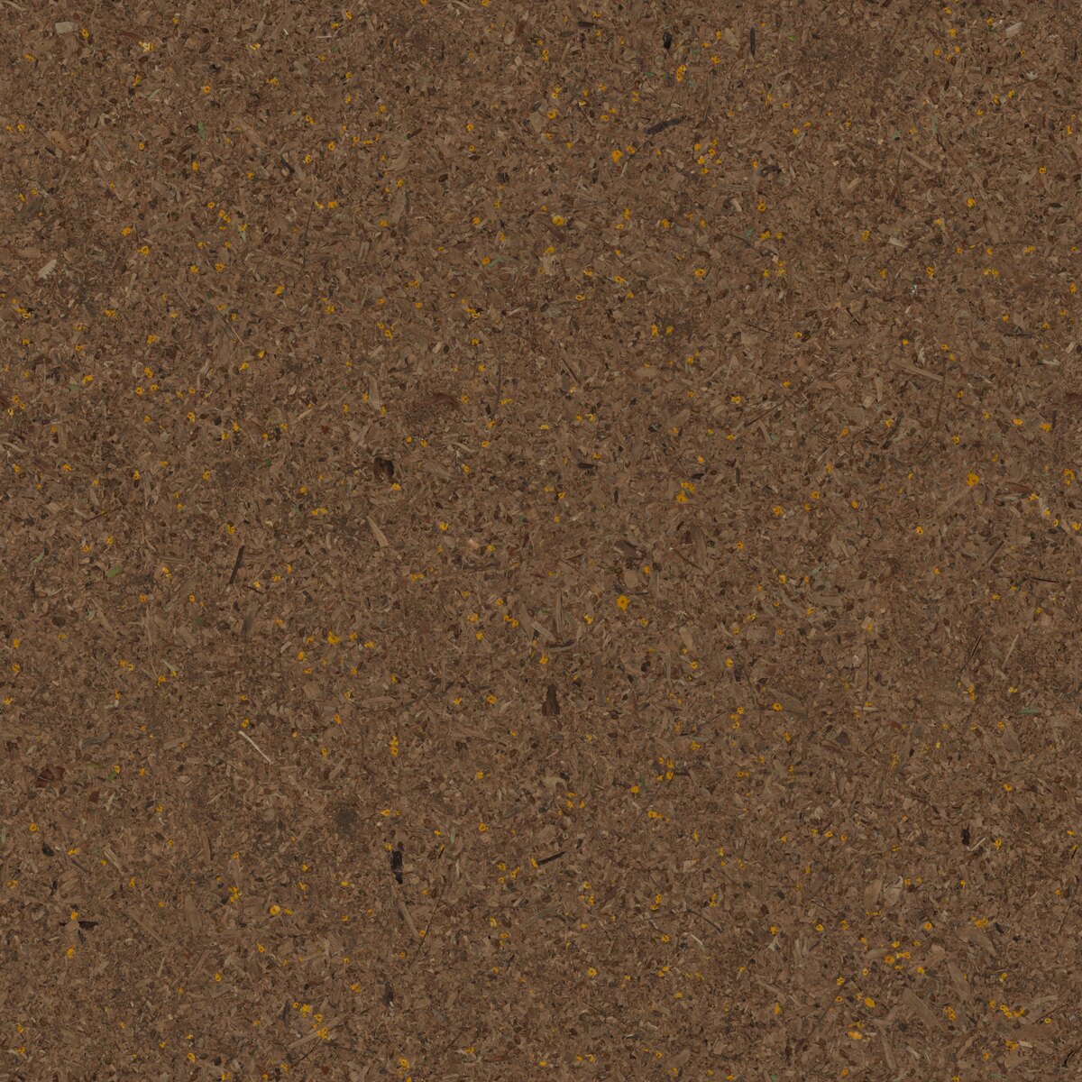 Yellow Flower Mulch Texture